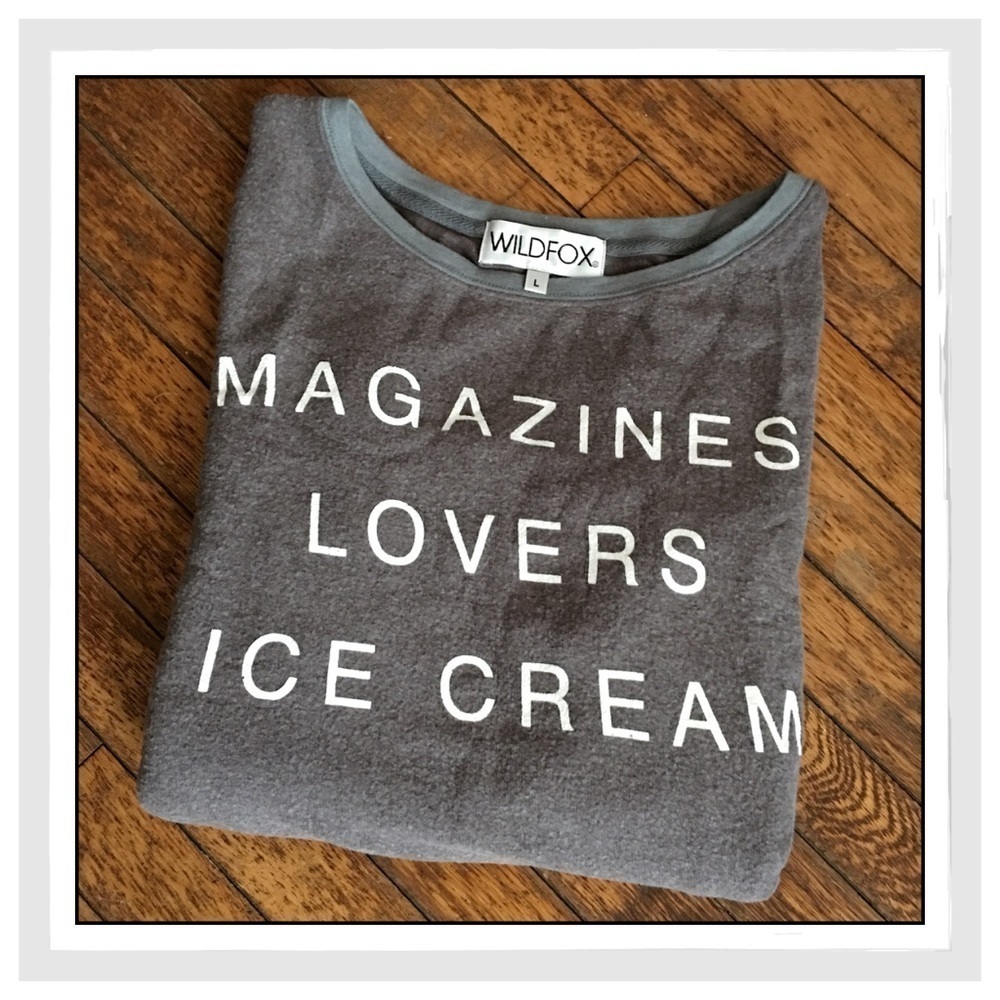 Wildfox 'I Owe It To' Baggy Beach Jumper